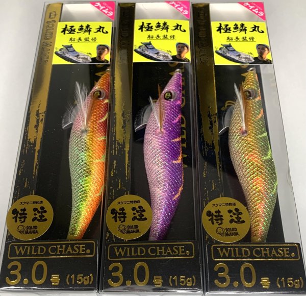 画像1: 【お得な3本セット】WILDCHASE 3.0号  [極鱗丸オリジナルNewカラー] (1)