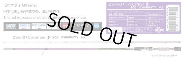 画像1: 1stモデル ゼロエヴォ MX 夢 806 Infinity MX (スロー)[初回限定マジョーラカラー] (1)