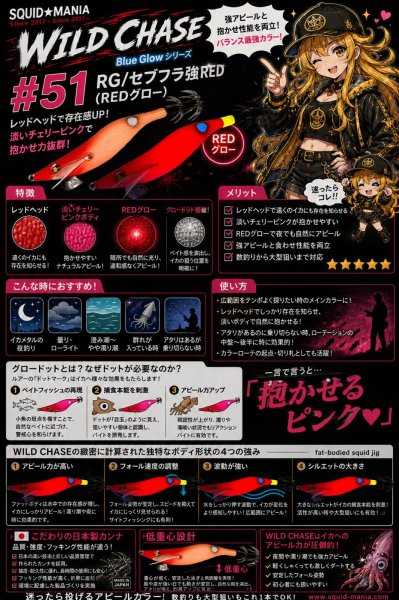 画像14: WILD CHASE 2.5号 イカメタル (14)