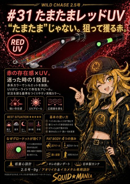 画像9: WILD CHASE 2.5号 イカメタル (9)