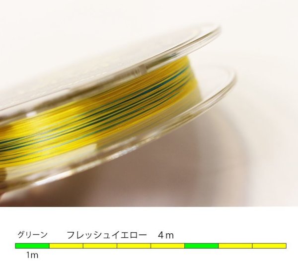 画像4: スクマニ X8-PE イエロー4m×グリーン1m (4)