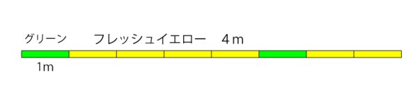 画像5: スクマニ X8-PE イエロー4m×グリーン1m (5)