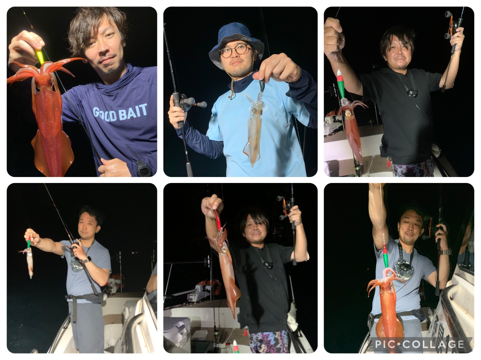 徳島遊漁船極鱗丸甲浦イカメタルの8月の釣果(2026.08.11)