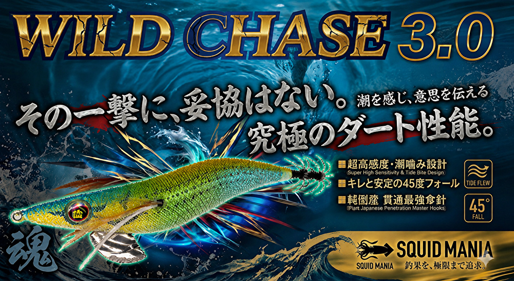 WILD CHASE 3.0号　2026新色入荷！
